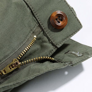 Pantalones Cortos Cargo Clásicos para Hombre, Tela de Lona de Poliéster y Algodón, Transpirables, de Secado Rápido, Diseño Sólido, Estilo Urbano, Venta al Por Mayor - Product Image 3