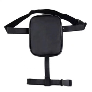 Bolso de Pierna Unisex de Cuero BASRA SPORTS, Correa Ajustable, Diseño Casual y Deportivo para Exteriores, Almacenamiento Seguro, Color Personalizable - Product Image 1
