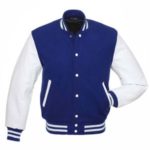 Men's Stylish OEM Wool Leather Varsity Jacket High Quality Durable Casual Wear <b>Athletic</b> Style Stand Collar Embroidery Winter Men - Product Image 4