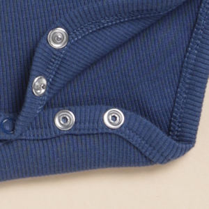 Body à Manches Longues Élasthanne Bambou Bio Qualité Supérieure-Bleu Marine - Product Image 5