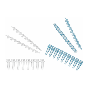 หลอด PCR แบบแถบ Simport Amplitube ขนาด 0.2 มล. ชนิด PP บรรจุ 8/12 หลอด สำหรับ QPCR ทำจากพลาสติก - Product Image 2
