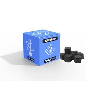 Briqueta de carbón de cáscara de coco natural baja en cenizas de Shisha Premium al mejor precio, personaliza tu propia marca - Product Image 1