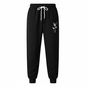 Women's 100% Cotton High-Stretch Two-Piece Full-Length V-neck Winter <b>Hip</b> Hop Fleece Athletic Tracksuit Set Breathable - Product Image 1