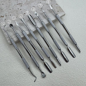 Pousse-cuticules personnalisé très demandé, en acier inoxydable, pour le retrait du vernis à ongles, outils de nettoyage des ongles, pousse-cuticules à pointe acérée - Product Image 3