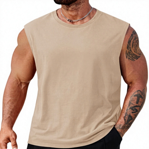 <b>Men</b> Loose Fit Sleeveless Tank Top Lightweight Workout <b>Vest</b> Breathable Running <b>Gym</b> Fitness Exercise Casual Summer Wear OEM - Product Image 2