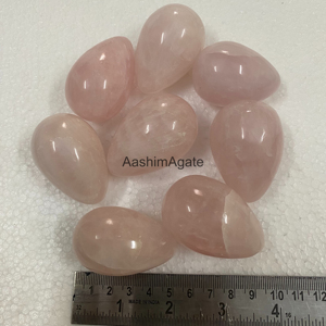 Huevo de Cristal de Cuarzo Rosa Natural al por Mayor, Huevo de Piedra Preciosa Pulida para Sanación, Reiki, Meditación, Decoración del Hogar, Fabricante OEM - Product Image 5