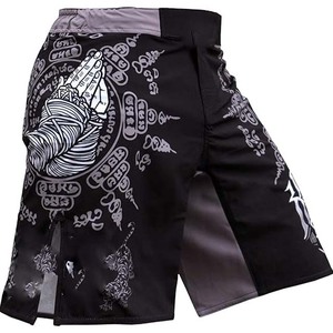 Pantalones Cortos de Boxeo Personalizados con Etiqueta Privada, 100% Poliéster, Impresión por Sublimación, para Hombre Adulto, con Pedrería, Ligeros, Elásticos en Cuatro Direcciones - Product Image 3