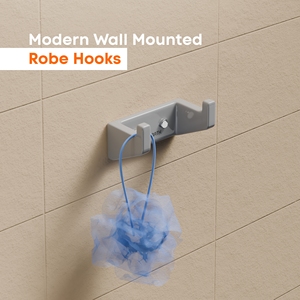 Ganchos de Lujo Estilo Cristal para Baño, Soporte Decorativo de Pared para Toallas, Colgador Metálico Vintage para un Baño Elegante - Product Image 2