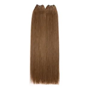 ผมแท้แบบเรมี่ 100% ชนิดตรง สีน้ำตาล เนื้อผมตรงธรรมชาติ สามารถปรับแต่งได้ - Product Image 1