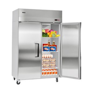 Frigorifero Commerciale a Doppia Porta Verticale da 31,89 Pollici di Larghezza, 32,1 Cu.ft, Auto-Defrost, 8 Unità - Product Image 1