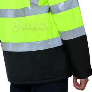 Chaqueta de Seguridad de Grado Industrial con Cinta Reflectante de Alta Visibilidad para Personal de Aeropuerto, Guardias de Seguridad, Ropa con Logotipo Personalizado - Product Image 5