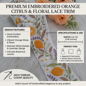 Eco-Friendly Vintage Embroidery <b>Lace</b> with Floral Pattern and Computer Embroidery for Dresses Shoes Saris-Bulk OEM Export - Product Image 6