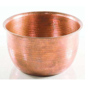 Bassin de pédicure portable et durable en cuivre pour spa, avec poignées, pour bain de pieds – Catégorie de produit - Product Image 2