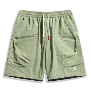 Anti-Wrinkle Breathable Quick Dry Eco-Friendly Street Style Solid Custom Men Golf Sport <b>Shorts</b> <b>Spandex</b>/Cotton Drawstring Closure - Product Image 4