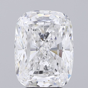 Diamant blanc lâche de 4 carats, couleur D, pureté VS1, taille coussin, offrant une symétrie de qualité supérieure et un éclat glacé exceptionnel. - Product Image 1