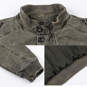 Chaqueta vaquera de algodón con estampado de logotipo personalizado para hombre - Product Image 6