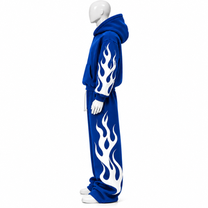 Survêtement personnalisé avec logo imprimé, effet délavé, en molleton 100% coton, haute qualité, service OEM - Product Image 6