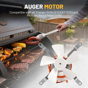 Moteur de ventilateur/souffleur à induction pour barbecue à granulés métalliques 3000 tr/min, remplacement pour grills et fumoirs Pit Boss Z - 120V/220V 60/50Hz - Product Image 2