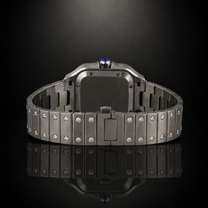 VVS Stainless Steel Automatic Mechanical <b>Watch</b> High Quality Luxury Elegant Analog Glass Crystal Fashion Jewelry Limited Edition - Product Image 4