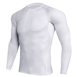 Rashguard Personalizado Unisex para MMA y BJJ, Manga Larga, 100% Poliéster, UPF50+, Transpirable, Fabricante OEM - Product Image 2