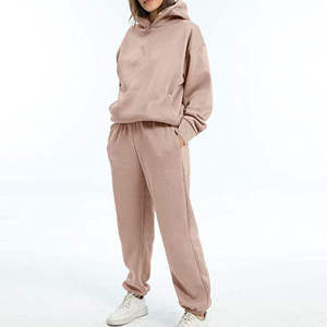 Conjunto Deportivo Informal de Dos Piezas para Mujer, Sudadera y Pantalones Deportivos - Product Image 4