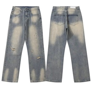 Jeans en denim vintage pour homme, pantalon élégant pour tous les jours, pour une tenue décontractée et en plein air, jeans en denim pour homme 12oz, production en série - Product Image 1