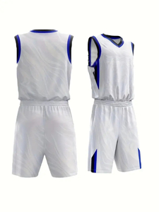 Uniforme de Baloncesto Transpirable de Alta Calidad en Oferta, Tallas Grandes, Personalizable para Adultos, Servicio OEM, Absorbe la Humedad 100% - Product Image 4
