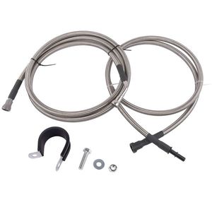 Chevy Trailblazer/Trailblazer EXT 4.2L Front Stainless Steel Braided Fuel Lines 12658354 25829656 819 814 Pump Parts - Product Image 4