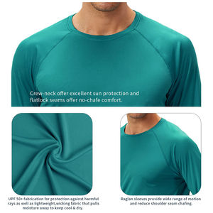 Maillot de compression OEM pour homme, imprimé par sublimation, en tissu Spandex Polyester, pour la gym, le surf et la plongée - Product Image 3