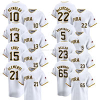 Maillots de baseball personnalisés très demandés – Ensembles en Spandex/Coton/Fibre de bambou, imprimés par transfert thermique, broderie 3D, respirants et à séchage rapide