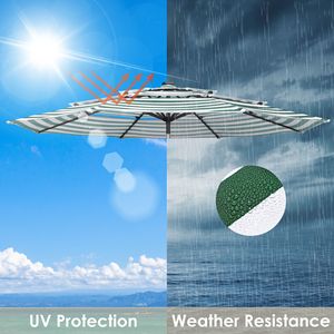 Copertura di Ricambio da 10 Piedi per Ombrelloni da Patio e Basi - Product Image 5