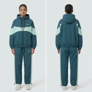 Men's Quick Dry Windbreaker Tracksuit - Sweatsuit Set for <b>Jogging</b>, Bulk Wholesale - Product Image 4