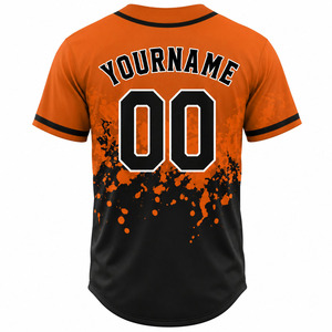 Maillot de baseball en polyester et coton de haute qualité avec logo personnalisé, vêtements d'équipe en gros, maillots de baseball légers à séchage rapide - Product Image 6