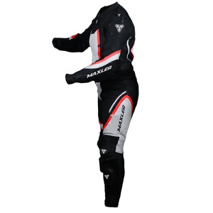 Vêtements de sport en cuir de course de protection CE niveau 2 pour femmes Combinaison de moto confortable, coupe-vent et imperméable - Product Image 4