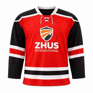 Maillots de sport en polyester de haute qualité, maillot de hockey sur glace, impression par sublimation personnalisée, logo brodé, maillot de hockey sur glace - Product Image 1