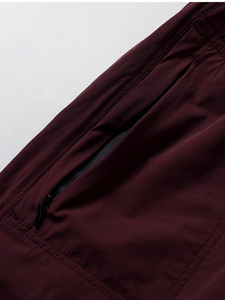SIRIUS SPORTS 2026 New Design Men's <b>Burgundy</b> Quick Dry Lightweight Canvas Sports <b>Shorts</b> with Pockets Elastic Waist - Product Image 3