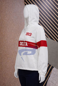 Chaqueta Cortavientos Impermeable Delta Sigma Theta DST Sorority, Chaqueta de Lluvia Resistente a la Intemperie con Logotipo Bordado - Product Image 2