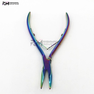 Pince à extensions capillaires micro-anneaux RMI professionnelle en acier inoxydable de haute qualité et durable, couleur personnalisable - Product Image 3