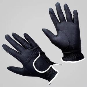 Guantes de equitación de verano para mujer de la mejor calidad, de cuero genuino, de dedo completo, transpirables, ligeros, antideslizantes y ajustables. - Product Image 1