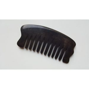 Peine de Cuerno Natural Hecho a Mano de Cuerno de Búfalo, Peine de Dientes Anchos para Barba, Acabado Pulido, Hecho a Medida, Accesorio al por Mayor - Product Image 4