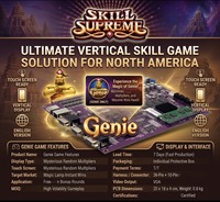 Carte PCB de jeu d'arcade Skill Supreme à écran tactile 36 broches avec sortie VGA verticale pour salles de jeux d'Amérique du Nord