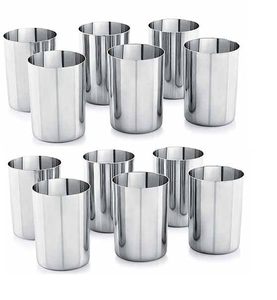 Vaso de Acero Inoxidable de 7.5 (22g) con Diseño Thums Up, 450 ml, Plateado, Elegante, para Agua, Jugos y Refrescos - Product Image 2