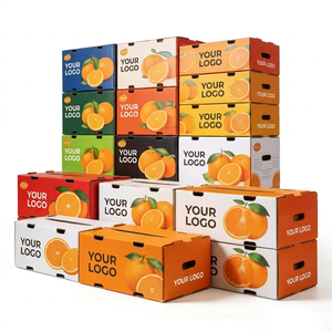 Custom Corrugated Supermarket Display <b>Packaging</b> Box Recyclable Cardboard Shopping Carton with <b>Printed</b> Logo <b>Design</b> OEM - Product Image 4