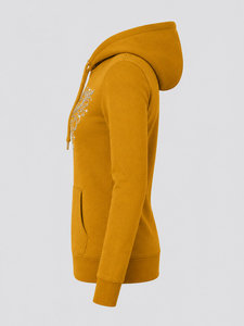 Women's Crystal Embellished <b>Rhinestone</b> Hoodie Casual Sweatshirt Long Sleeve Hooded <b>Jacket</b> Comfortable Everyday Fashion Wear - Product Image 2