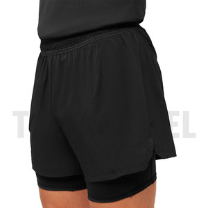 Mens Awrah Shorts <b>Mid</b> Waist Knee Length Modest Longline Gym Workout Shorts Quick Dry Breathable Athletic Custom Logo - Product Image 6