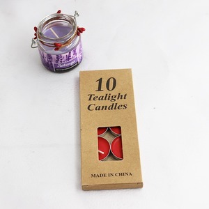 Velas de té sin humo TOOWIN en tazas redondas de aluminio, empaquetadas en una caja de papel kraft, adecuadas para decoración. - Product Image 5