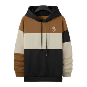 Nouveaux sweats à capuche tendance pour hommes, taille personnalisée, coton et polyester, style décontracté, sweats à capuche pour hommes en vente - Product Image 1