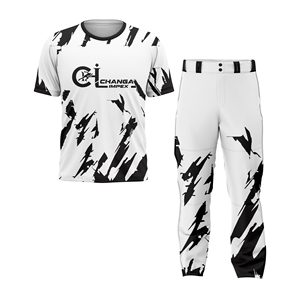 ชุดยูนิฟอร์มซอฟต์บอลประสิทธิภาพสูง แบบสั่งทำพิเศษ เสื้อเจอร์ซีย์และกางเกงระบายอากาศ แห้งเร็ว น้ำหนักเบา สำหรับทุกเพศ 100% สำหรับกีฬา - Product Image 1