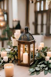 Customized Handmade Wooden Candle <b>Lantern</b> with <b>Black</b> Top Empty Candle Holder For Event & Home Decor - Product Image 4