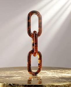 Large Size Colorful Transparent Resin Angel Style Chain Links for Wall Hanging Decor DIY Projects Room Divider Accessories - Product Image 1